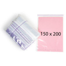 Пакет із застібкою (струна), 15см *20см, 100 шт