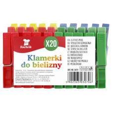 Прищепки Kuchcik Klamerki do Bielizny 20 Sztuk