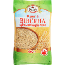 Крупа вівсяна цільнозернова Козуб 600г