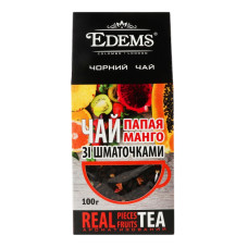 Чай EDEMS чорний зі шматочками тропічних плодів ТРОПІК 100г