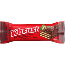 Вафельний батончик KBF Хрустзі смаком фундука 25г Вафельний батончик KBF Хрустзі смаком фундука 25г