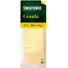 Сир Swiatowid Гауда нарізка 1 кг. Сир Swiatowid Гауда нарізка 1 кг.