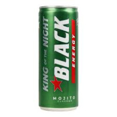 Безалкогольний енергетичний напій Black Energy Drink Mojito 250 мл Безалкогольний енергетичний напій Black Energy Drink Mojito 250 мл