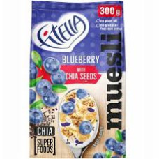 Fitella мюсліFitella Blueberry with Chia 300г Fitella мюсліFitella Blueberry with Chia 300г