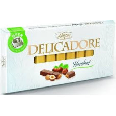 Молочний шоколад Baron Delicadore з горіховою начинкою, 200 г