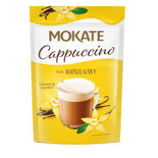 Розчинний кавовий напій Mokate Cappuccino Vanilla 110 г