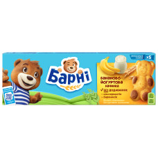 Бісквітне тістечко Ведмежа Барні з банановою начинкою, 150г. (5 по 30г.) Бісквітне тістечко Ведмежа Барні з банановою начинкою, 150г. (5 по 30г.)