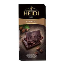 Heidi Dark Espresso Dark Chocolate 80g.