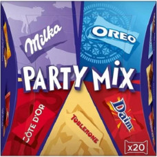 Milka Party Mix, 20шт. Цукерки шоколадні - 159 g