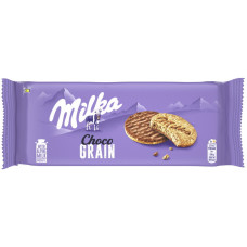 Печиво Milka Choco Grain з вівсяними пластівцями в шоколаді 126г