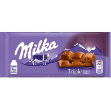 Milka Chocolate Recheado Triple Cacau 90g