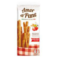 Грісіні (хлібні палички) HELCOM 125g Amor di Pane зі смаком піци 
