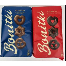 Пряник в темному і молочному шоколаді 500г Bonitki