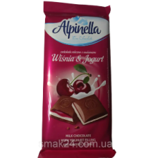 Шоколад "Alpinella" вишня з йогуртом, Польша, 100г