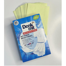 Denkmit серветки для відновлення білого кольору одягу (речей) denkmit, 20 шт Denkmit серветки для відновлення білого кольору одягу (речей) denkmit, 20 шт
