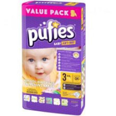 Pufies підгузки Baby Art & Dry 3 (4-9кг) 54шт