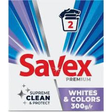 Пральний порошок SAVEX Whites&Colors блакитний Premium 300 г Пральний порошок SAVEX Whites&Colors блакитний Premium 300 г