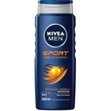 Гель для душу NIVEA MEN Sport 3 в 1 для тіла, обличчя та волосся 500 мл