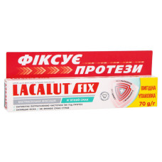 Lacalut Fix Крем для фіксації зубних протезів м'ятний смак 70 г 
