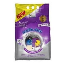 Порошок для прання Wash & Free універвальний Жасмин та лаванда з марсельським милом 4100 г