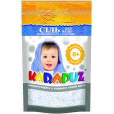Антибактеріальна дитяча сіль для ванн з іонами срібла Карапуз 500 г