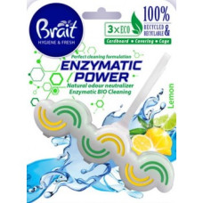 Блок для унітазу Brait Enzymatic Power Lemon 45 г