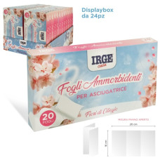 IRGE Серветки ароматизовані для сушильної машини Fiori di Ciliegio 20 шт IRGE Серветки ароматизовані для сушильної машини Fiori di Ciliegio 20 шт