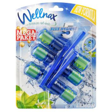 Блок для туалету Wellnax Blue Water Лимон 3*50г Блок для туалету Wellnax Blue Water Лимон 3*50г