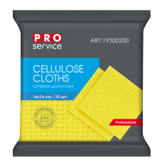 PRO Серветки целюлозні 16х16 10 шт/уп 