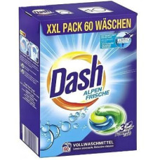 Dash Капсули для прання, універсальні Alpen Frische 3 in 1, 60 WA - 1,59 kg / 4 шт/ящ													 													
